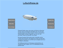 Tablet Screenshot of luftschiffreise.de